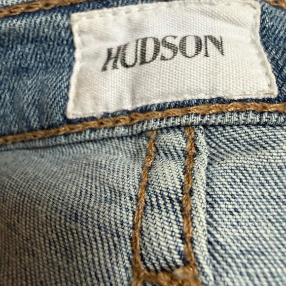 Hudson Blair high-rise bootcut crop. Size 32. Great condition. Light blue. - Picture 9 of 10